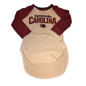 Three Square South Carolina Gamecocks Baseball Tee Shirt Raglan XL Burgundy...